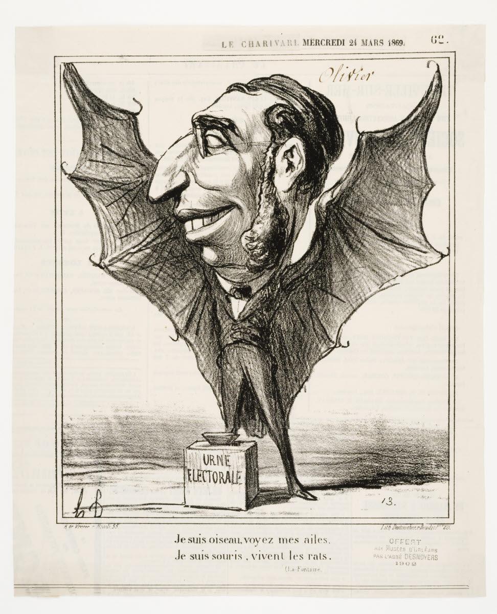 Je suis oiseau, voyez mes ailes. Je suis souris, vivent les rats.