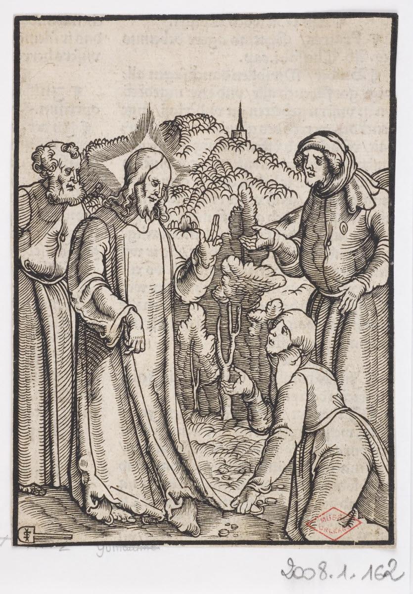 Parabole du serviteur ingrat ? De la servante ingrate ? Christ soignant la femme avec un problème sanguin ?