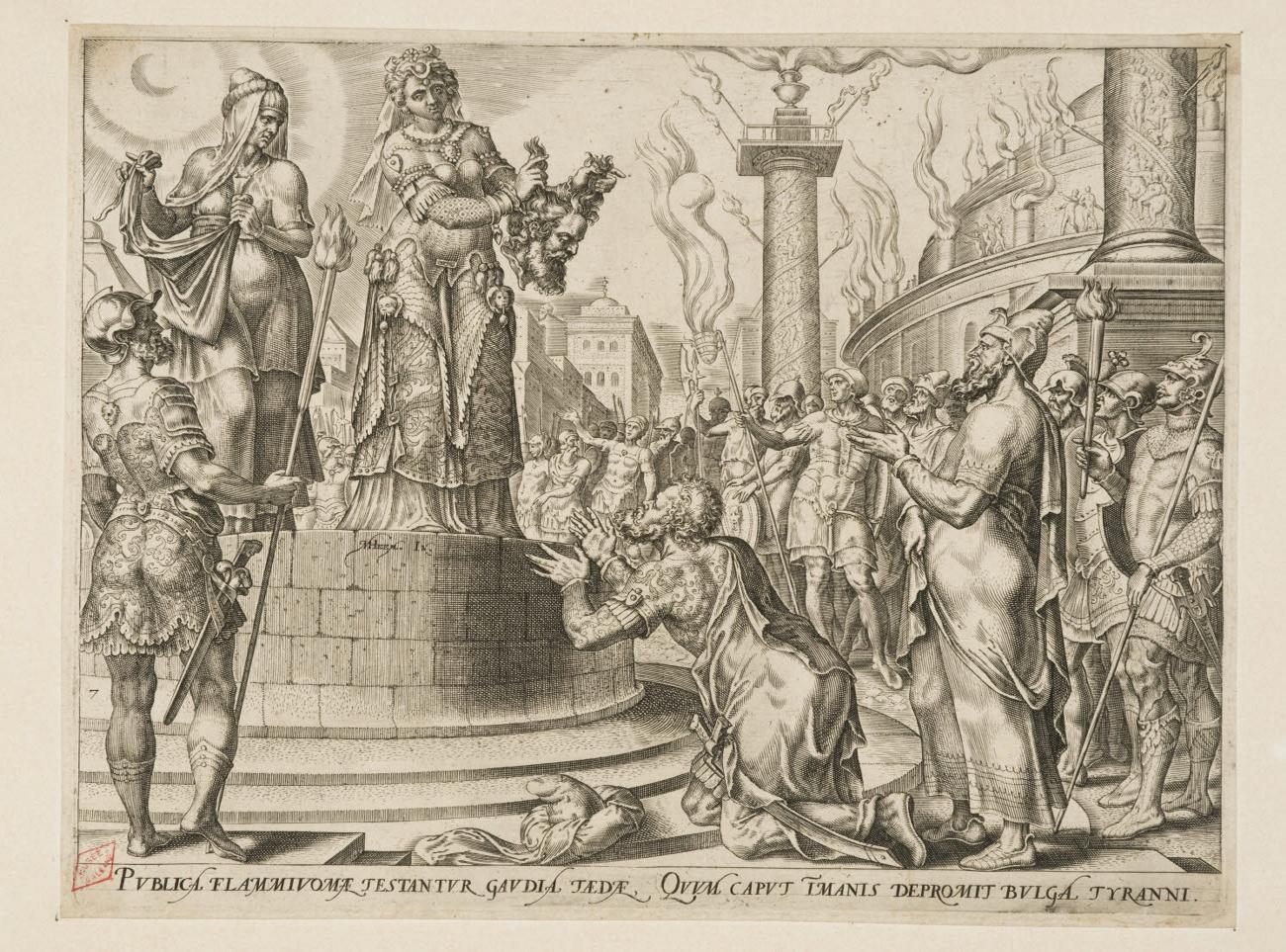 Judith présentant la tête d'Holopherne au peuple