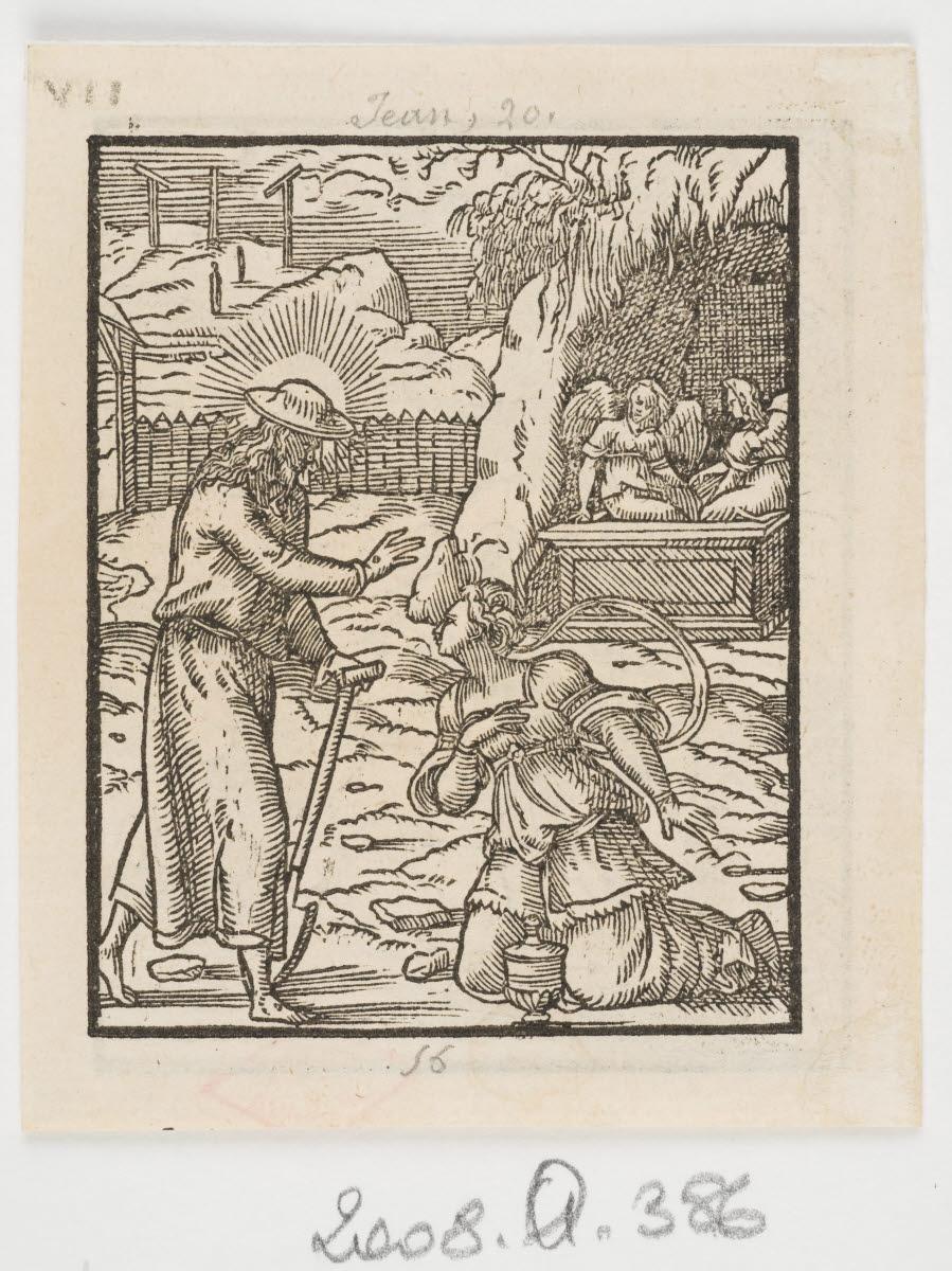 Apparition du Christ à Marie-Madeleine dans un jardin ( Noli me tangere)/Les Pélerins d'Emmaüs