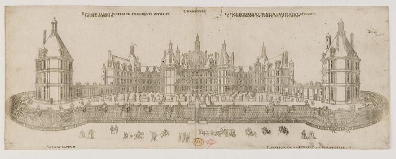 Chambord, la face du derrière