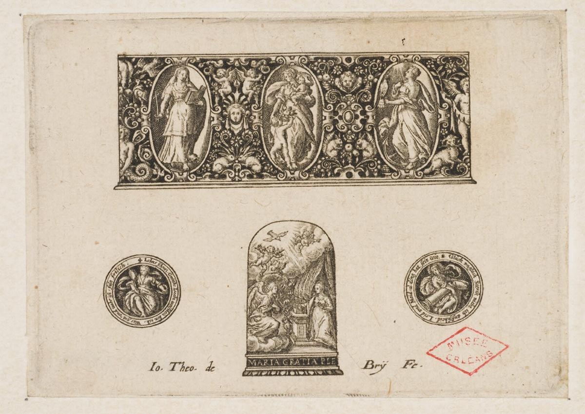 Planche d'ornements d'orfèvrerie (dés à coudre)
