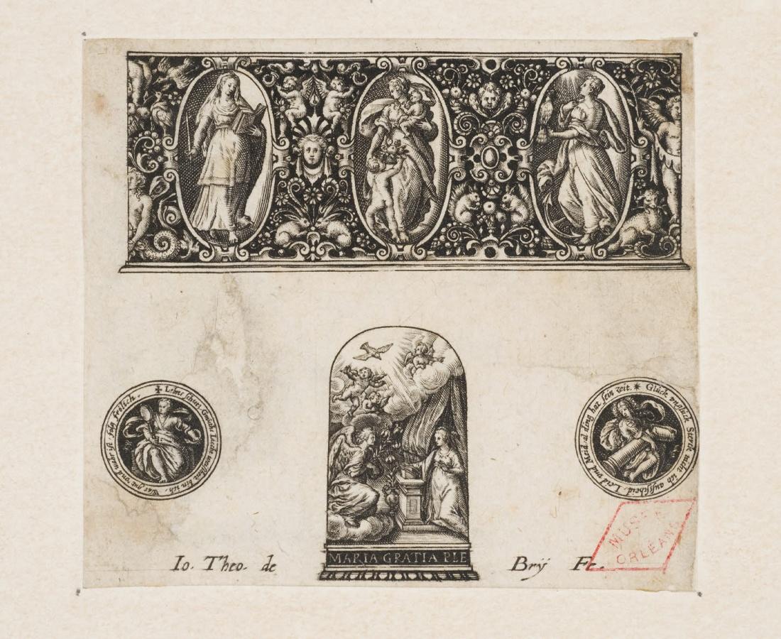 Planche d'ornements d'orfèvrerie (dés à coudre)