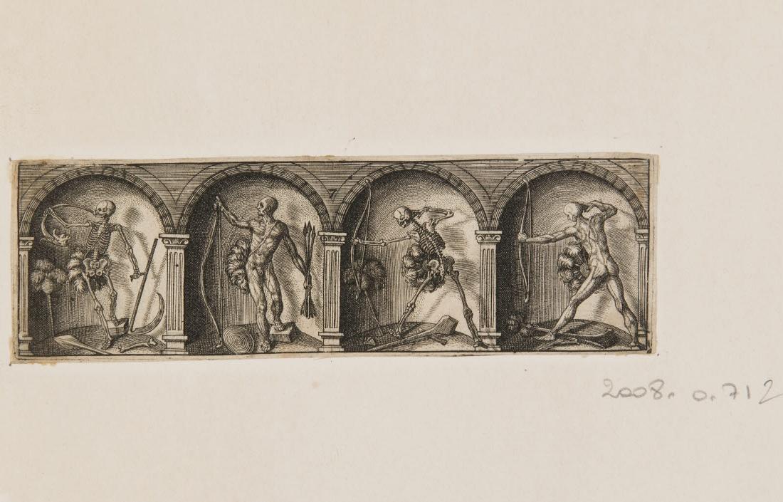 Squelettes et écorchés indiens