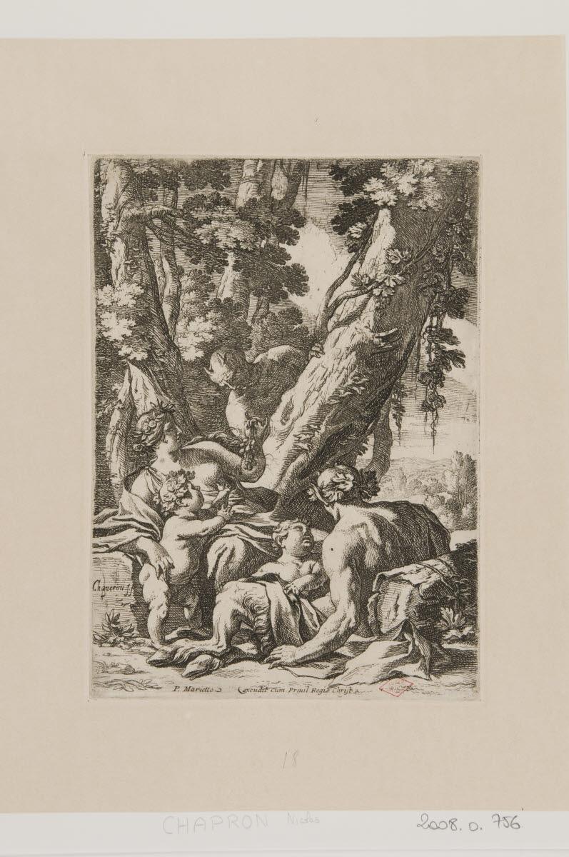 Bacchanale au faune et à sa femelle