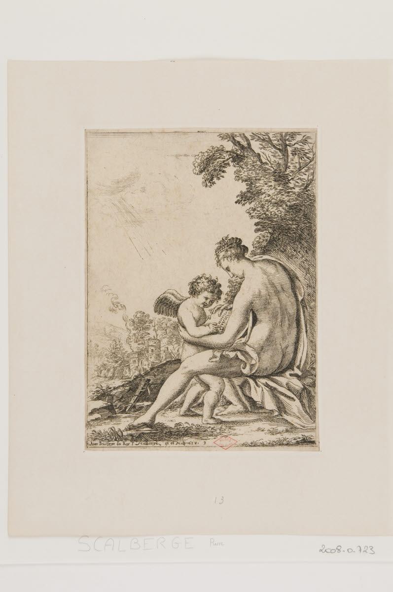 Vénus apprenant à lire à l'Amour