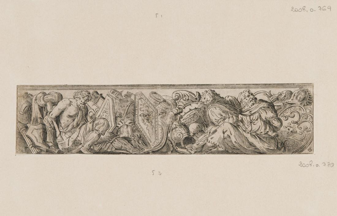 Frise d'ornements aux prisonniers