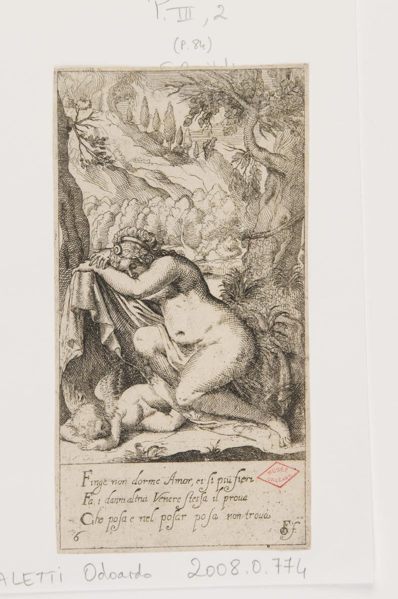 Vénus et l'Amour endormis