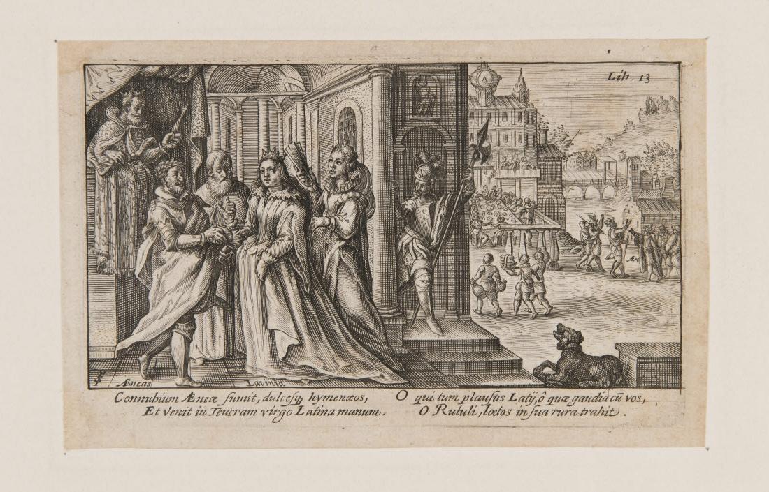 Mariage d'Enée et Lavinia