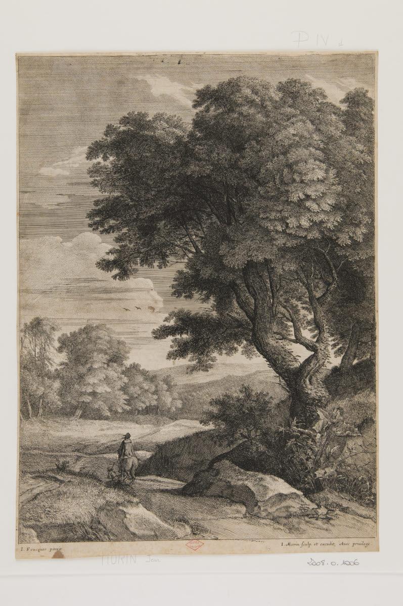 Paysage avec un cavalier