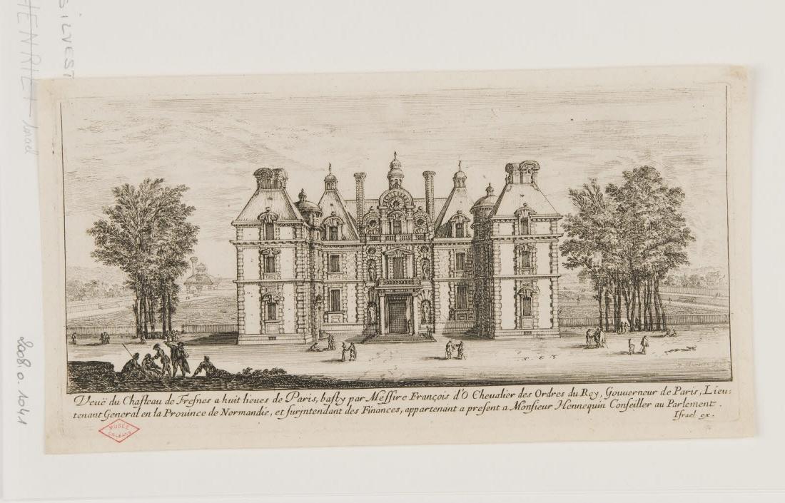 Vue du château de Fresnes