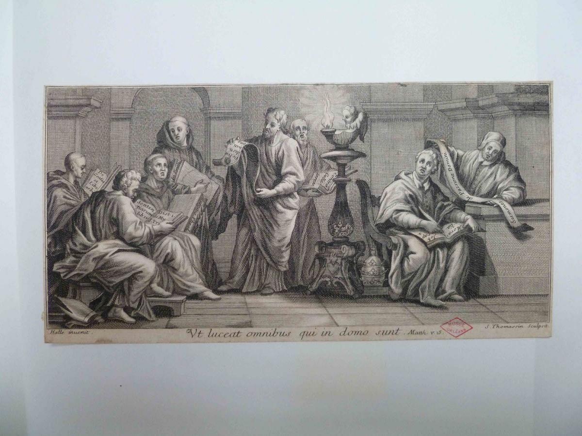 Réunion de lettrés chrétiens