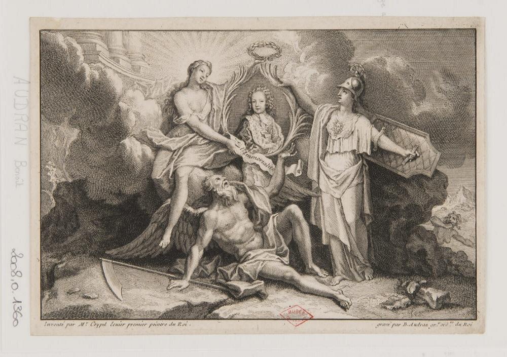 Portrait allégorique de Louis XV enfant