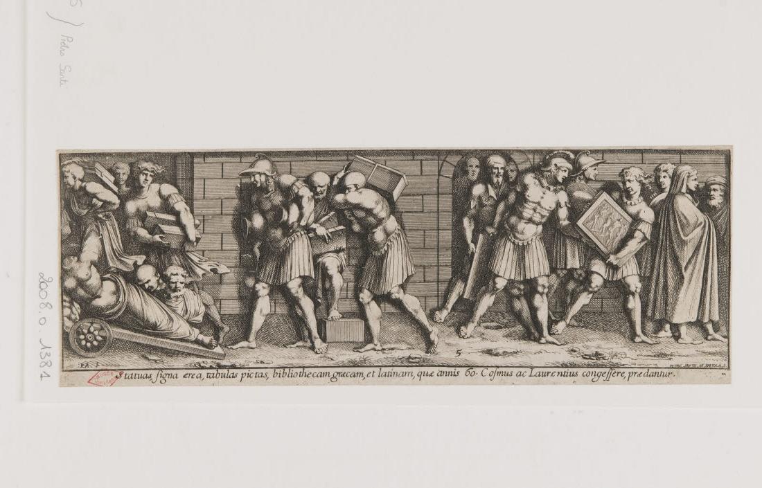 Pillage des collections de Cosme et Laurent de Médicis