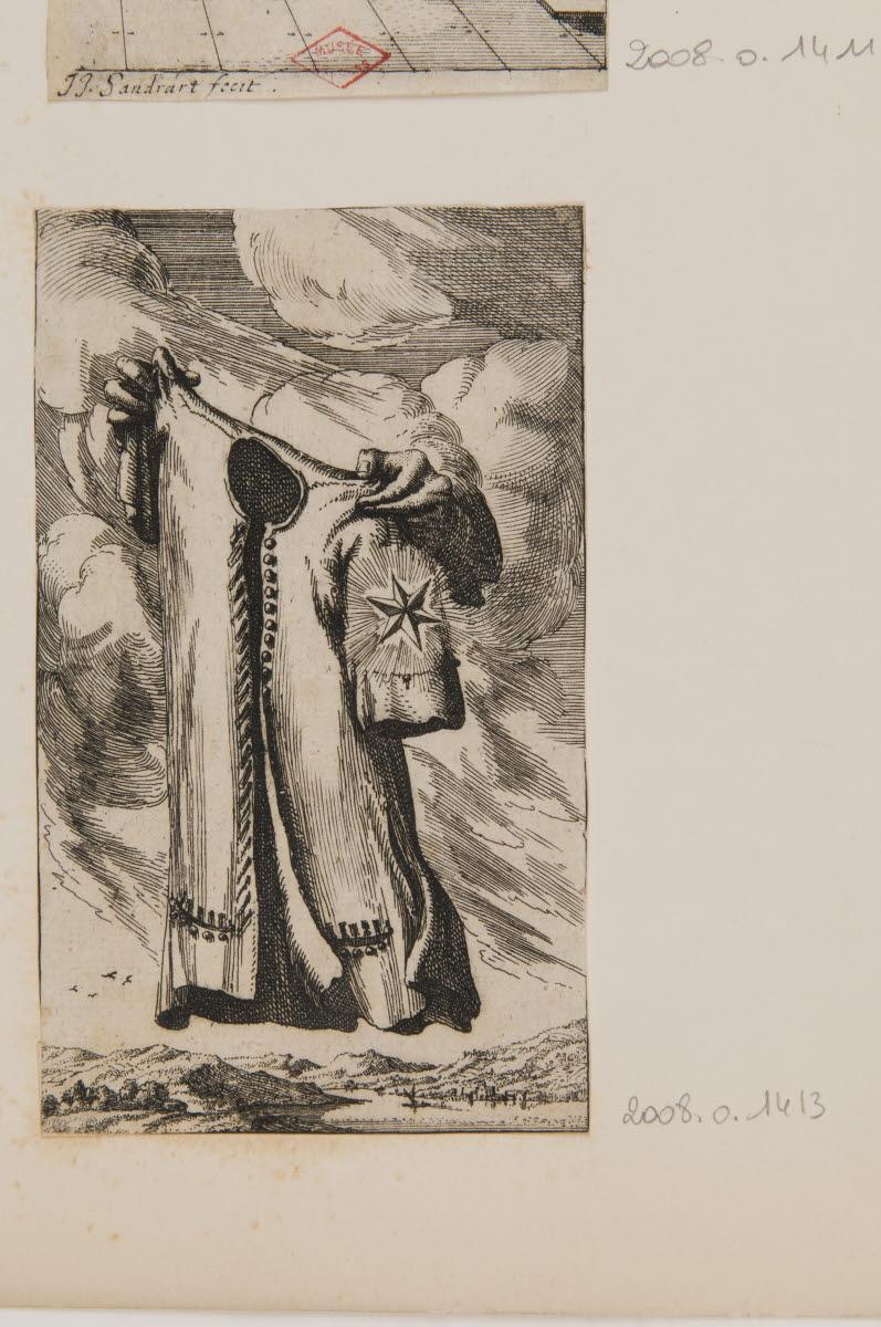 Un vêtement flottant dans le ciel