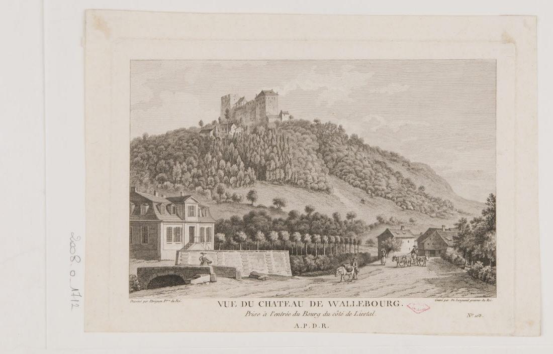 Vue du château de Wallebourg
