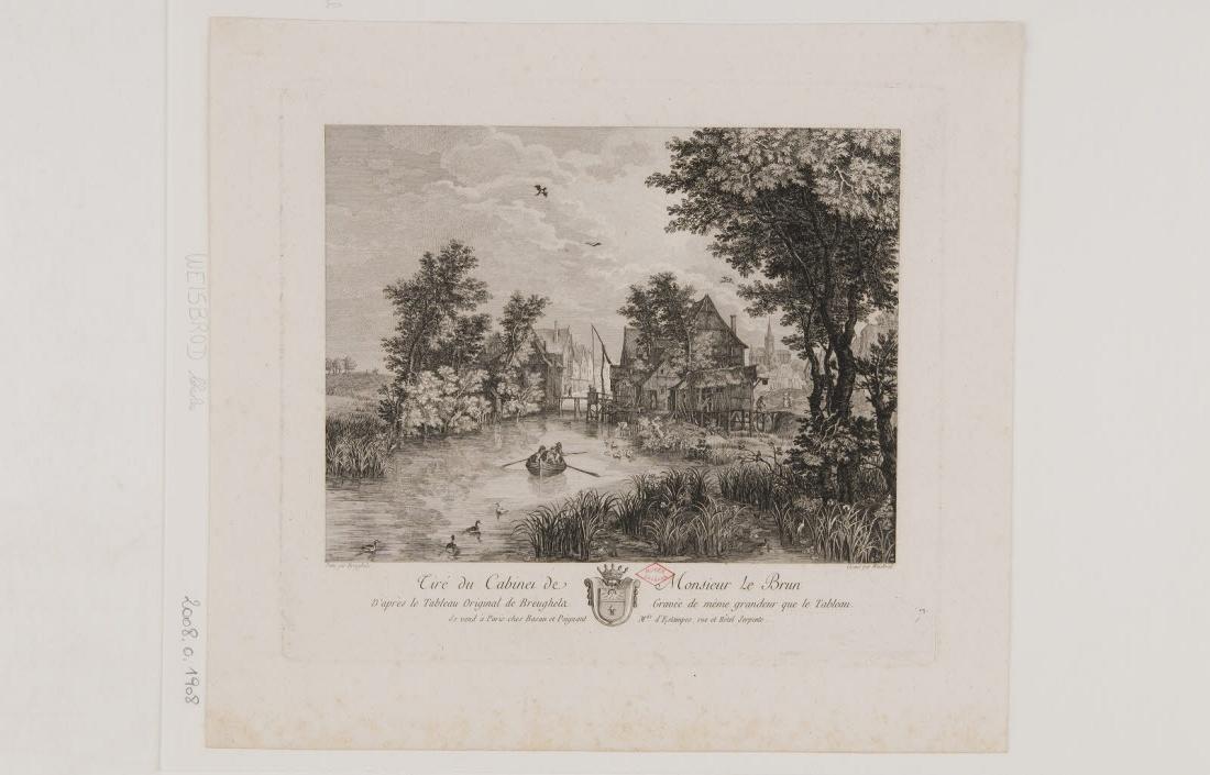 Village au bord d'une rivière