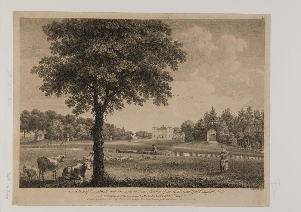 Vue de Coombank près de Sevenoak dans le Kent