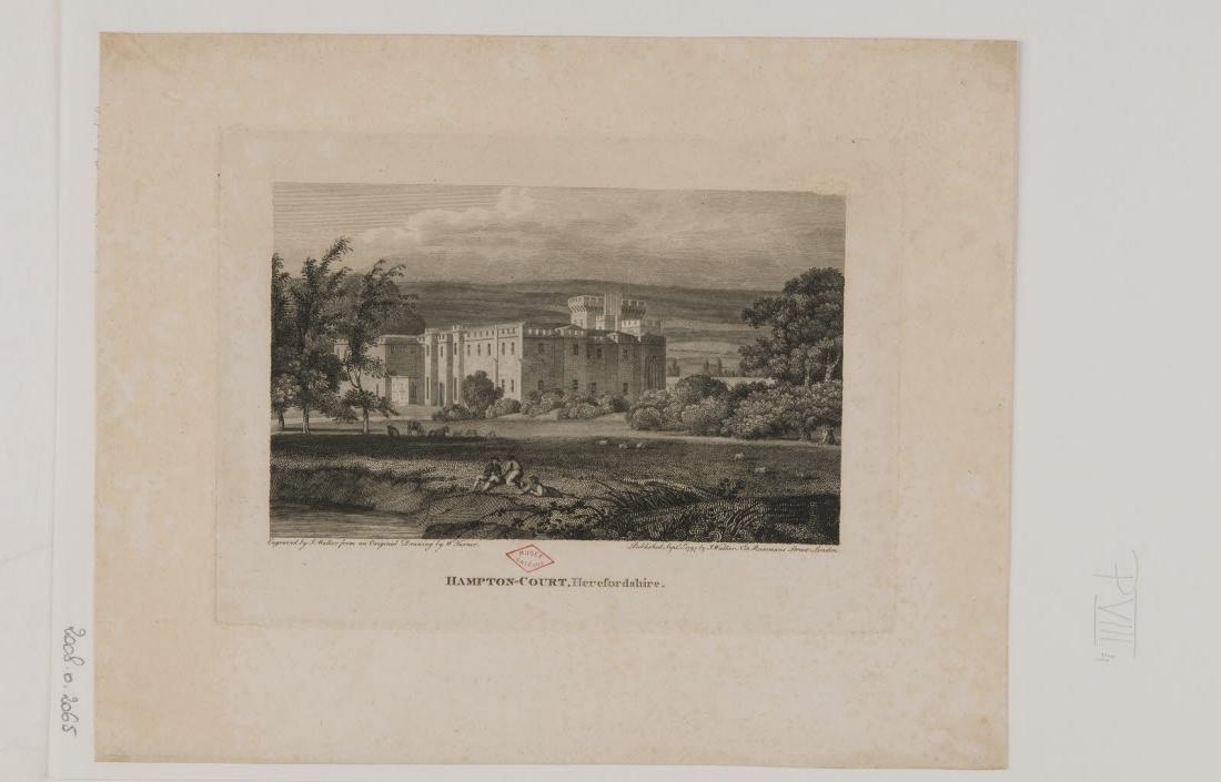 Vue du château d'Hampton Court