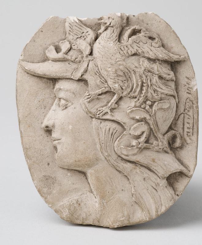 Figure casquée : Minerve