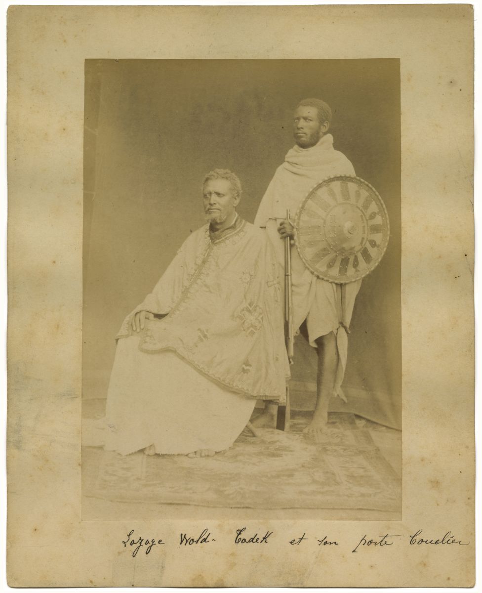 Lazage Wold Tadek et son porte bouclier (titre inscrit)