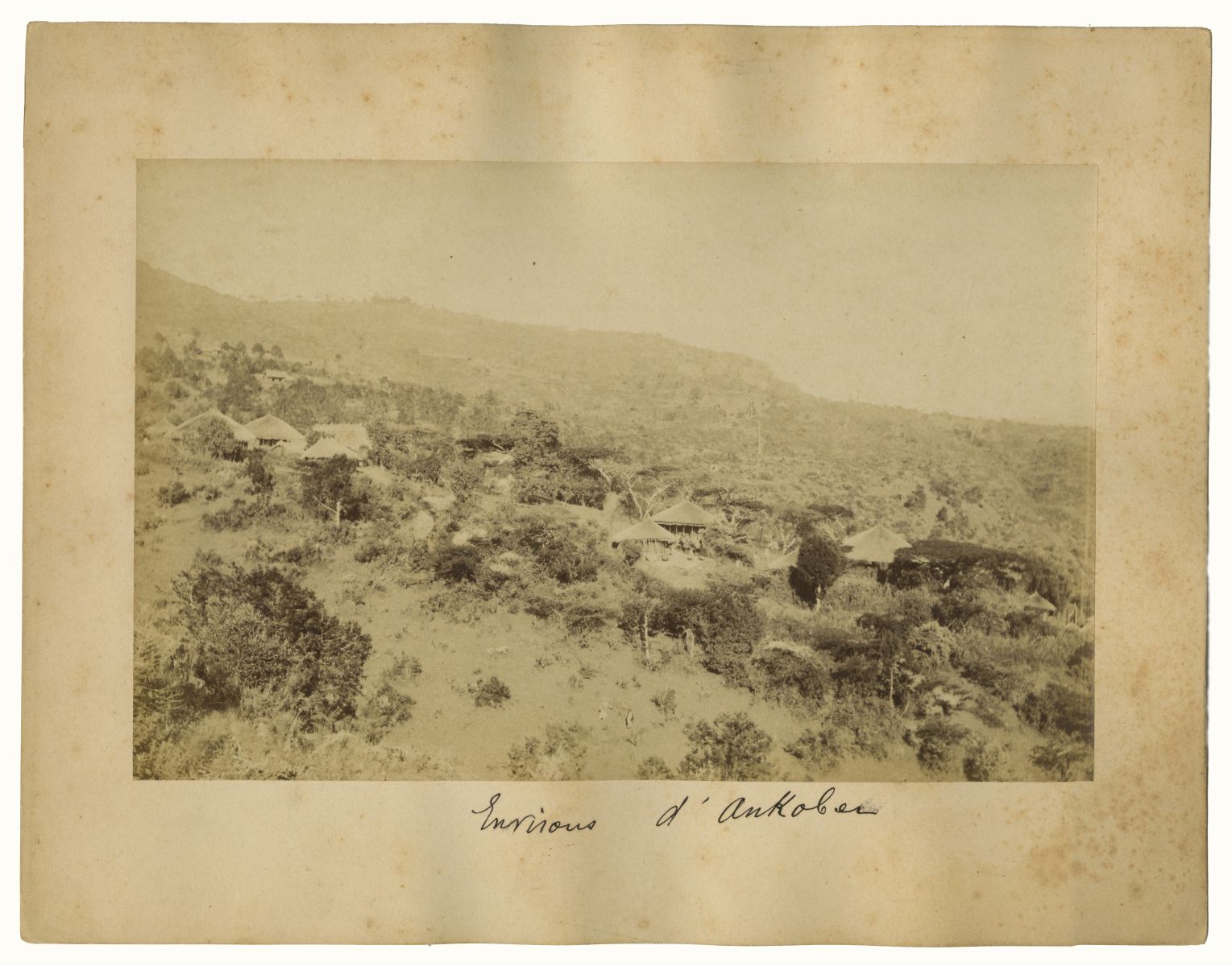 Environs d'Ankober (titre inscrit)