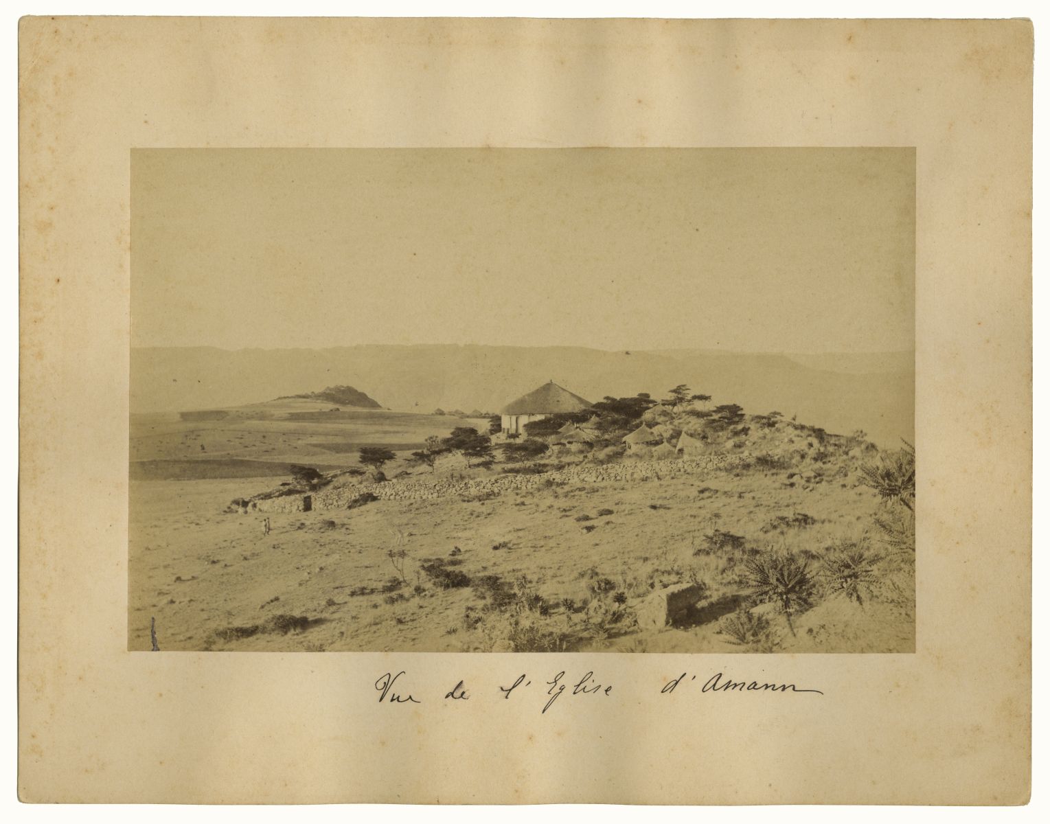Vue de l'église d'Amann (titre inscrit)