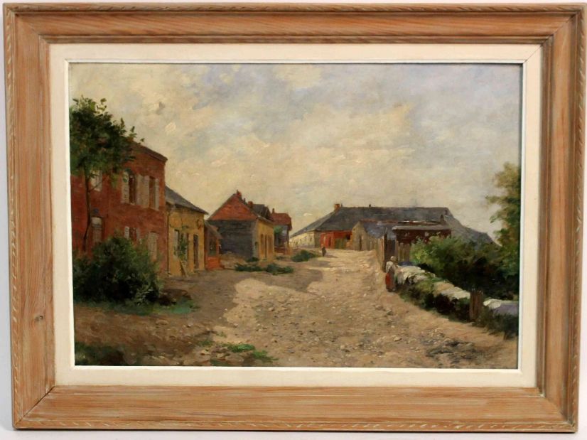 Rue de la prairie de Montjoly (autrefois) (titre ancien) ; Rue animée des environs de Charleville (titre ancien)