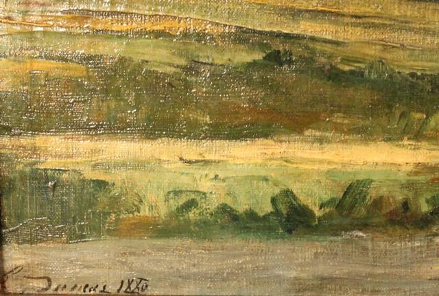 Vue d'un fleuve (Meuse ?) (titre d'usage)