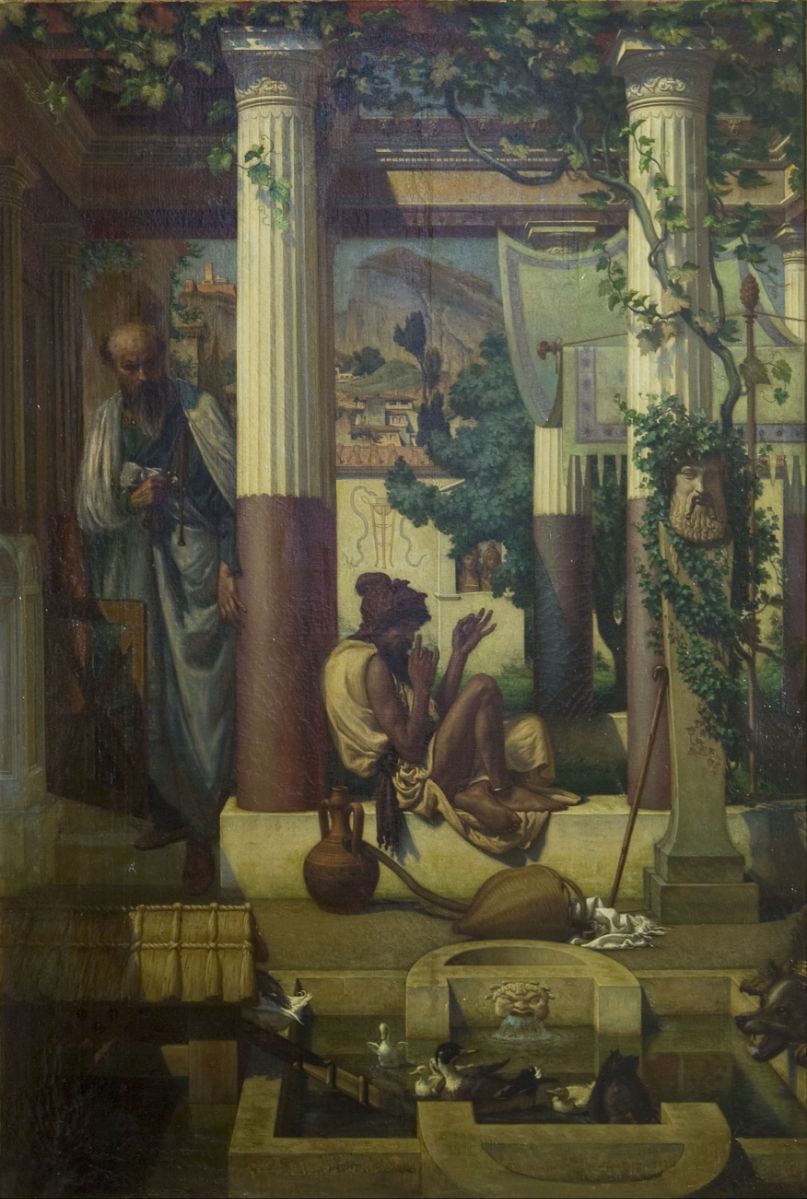 Ésope et son maître, le philosophe Xantus