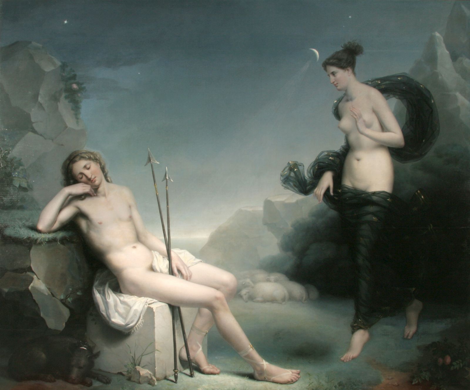 Diane venant visiter Endymion ; Diane et Endymion (titre ancien) (autre titre)
