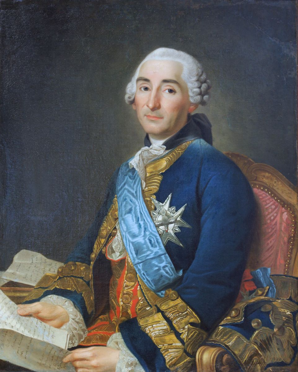 Portrait de César Gabriel de Choiseul-Praslin, ministre des Affaires étrangères de Louis XV