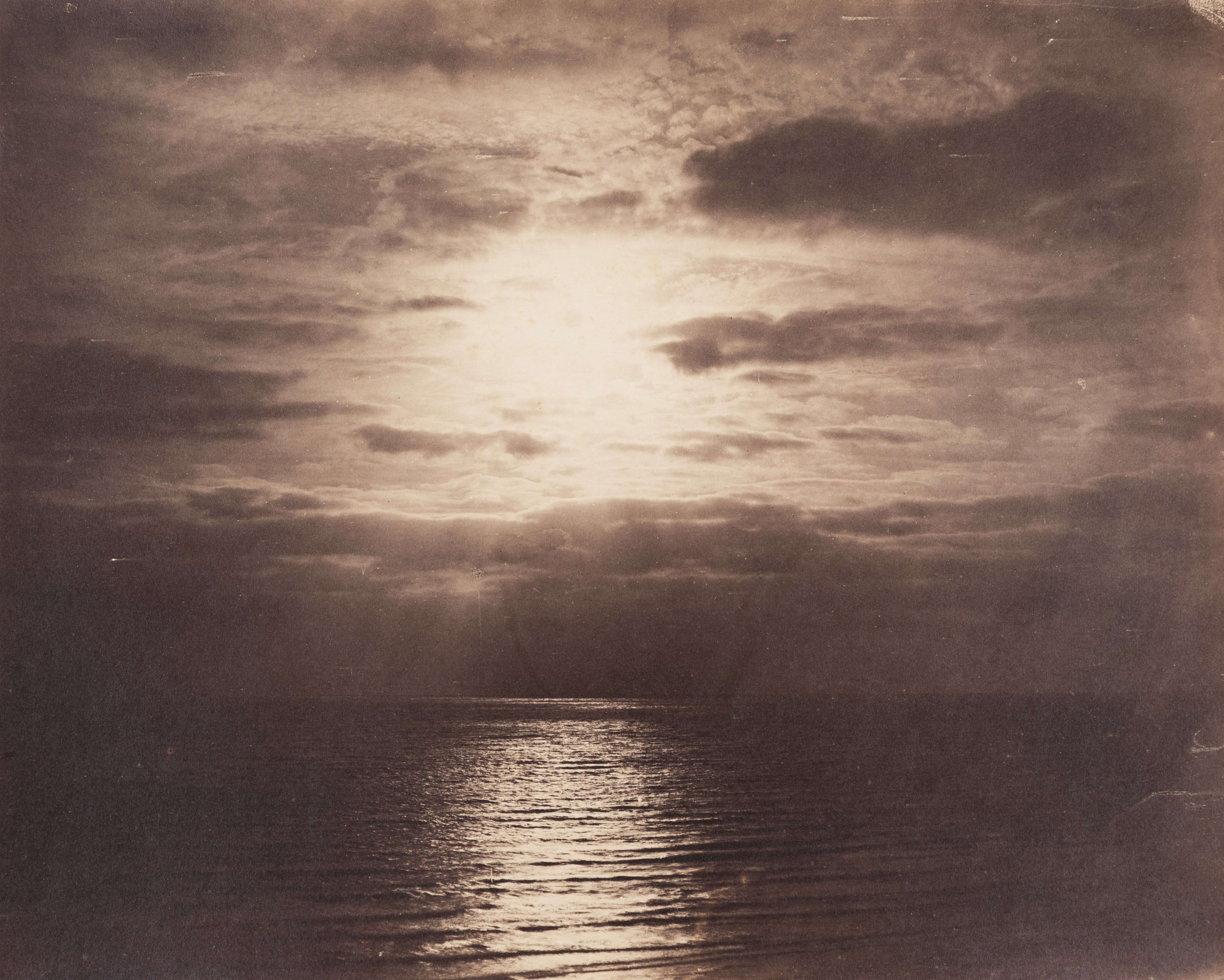 Effet de soleil dans les nuages, Océan