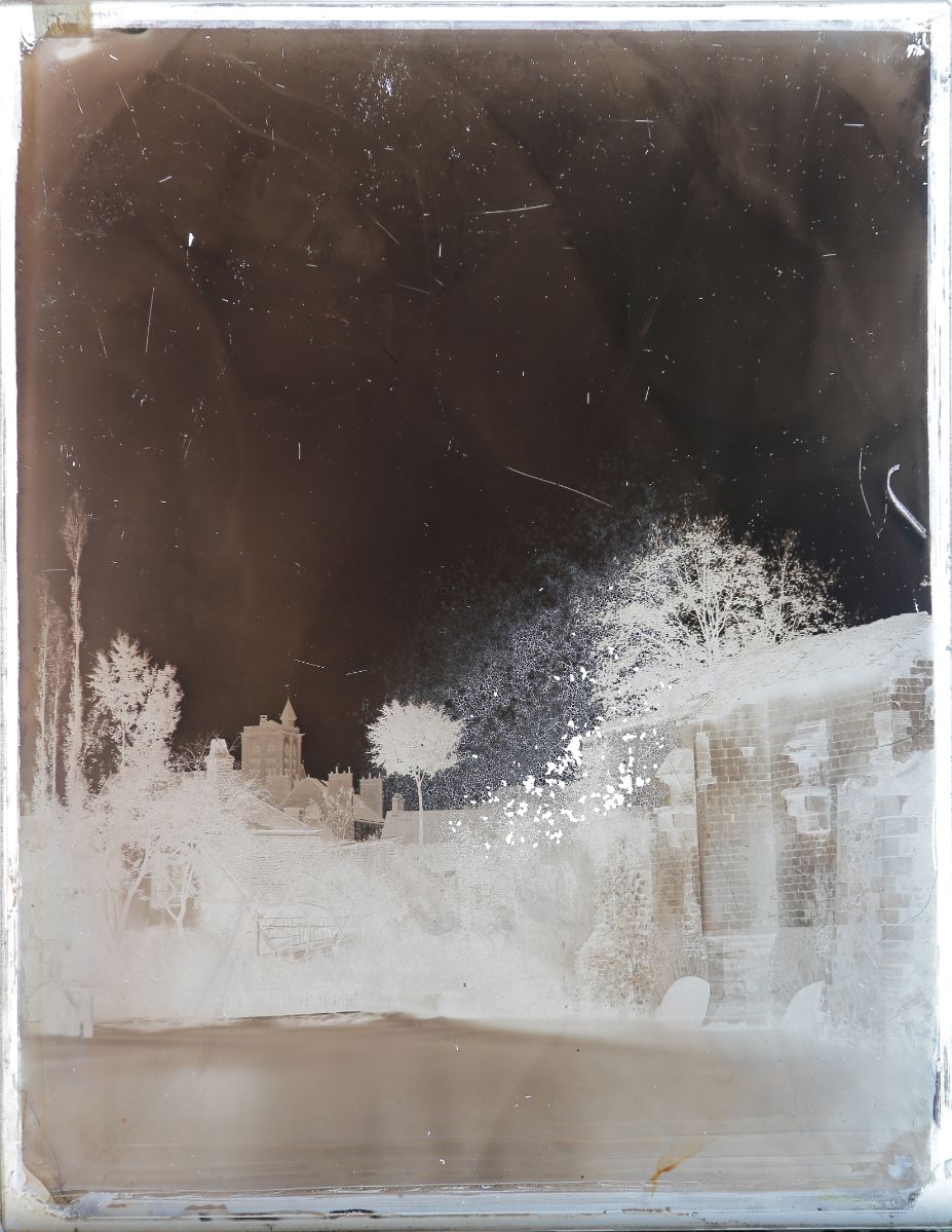 Troyes, courtine du Saut-Périlleux vue est