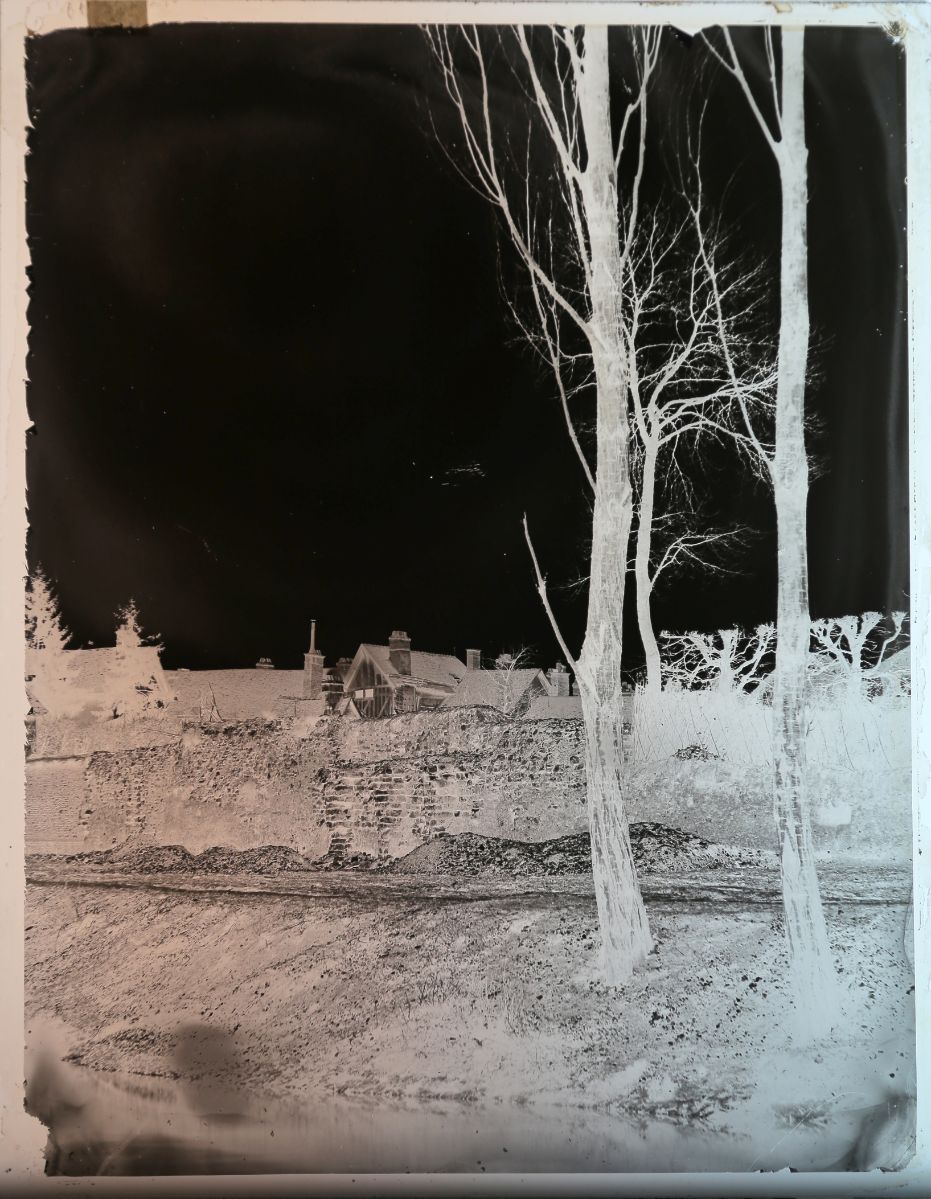 Troyes, ruines des fortifications cours Jacquin