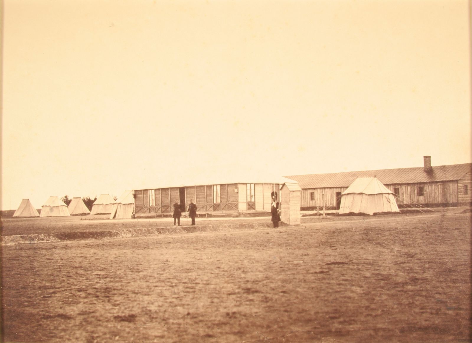 Camp de Châlons. Le quartier du major général