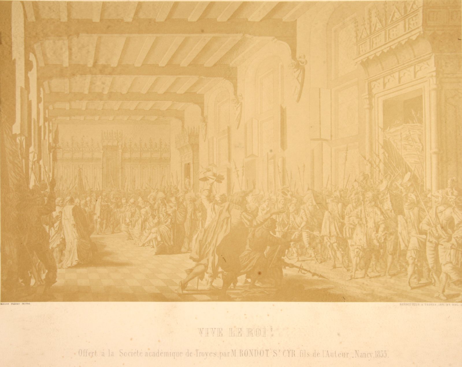 Soumission de la Ville de Troyes à Henri IV