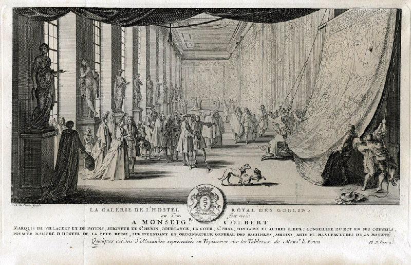 La galerie de l'hôtel royal des Gobelins