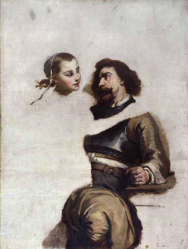 Soudard et femme