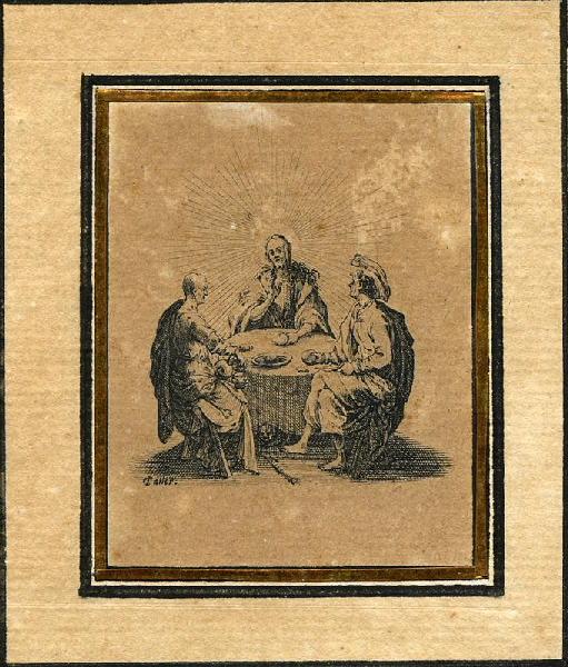 Les quatre banquets (04) ; Le souper d'Emmaüs ; Les disciples d'Emmaüs