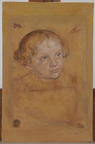 Un jeune garçon (Un prince de Saxe, Jean-Frédéric III de Saxe ?) (titre attribué) ; Portrait d'un prince de Saxe (ancien titre) ; Un des fils de Jean-Frédéric le Magnanime (ancien titre, d'après Loriquet) ; Enfant d'Edouard (ancien titre, d'après le catalogue Paris)