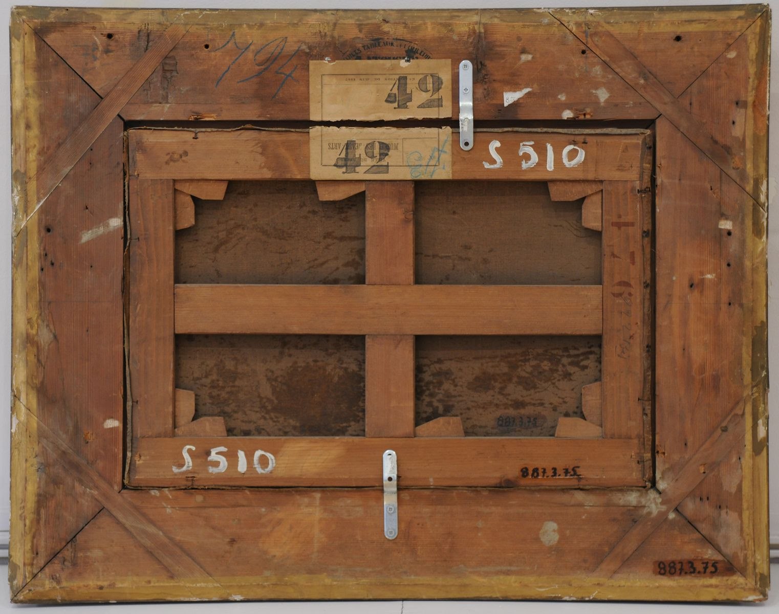 Vache fuyant l'orage