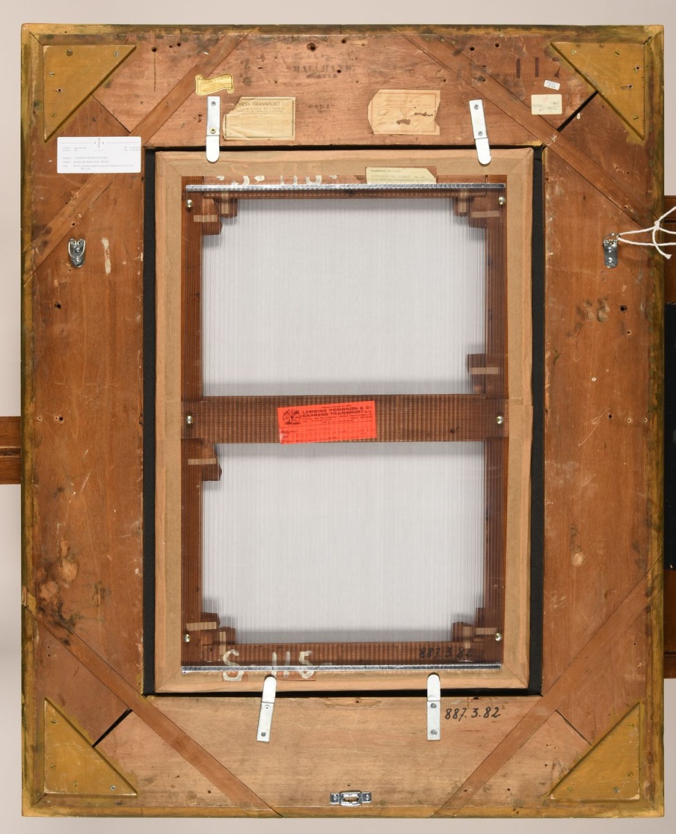 Les Deux soeurs sous les arbres au bord du lac (titre attribué)