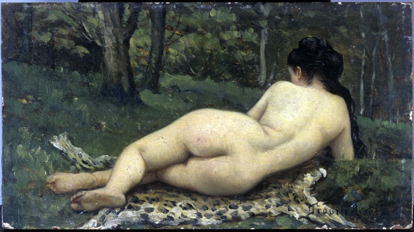 La baigneuse ; Étude de nu