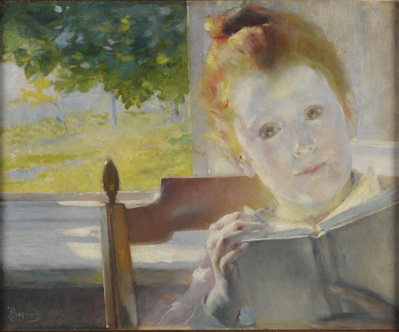 Matinée d'été ; Lecture au soleil