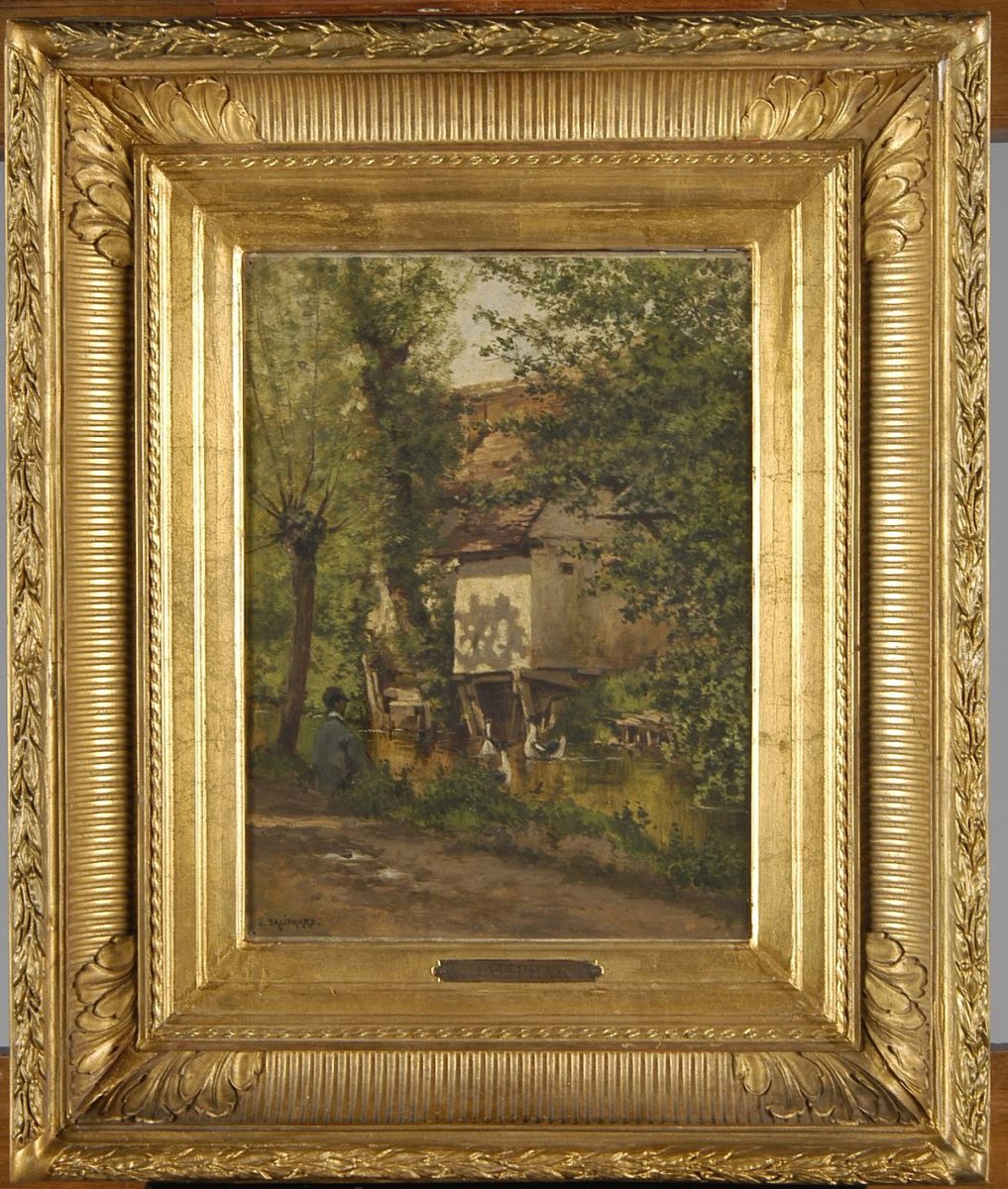 Bords de la Bresle à Blangy (Seine Inférieure)