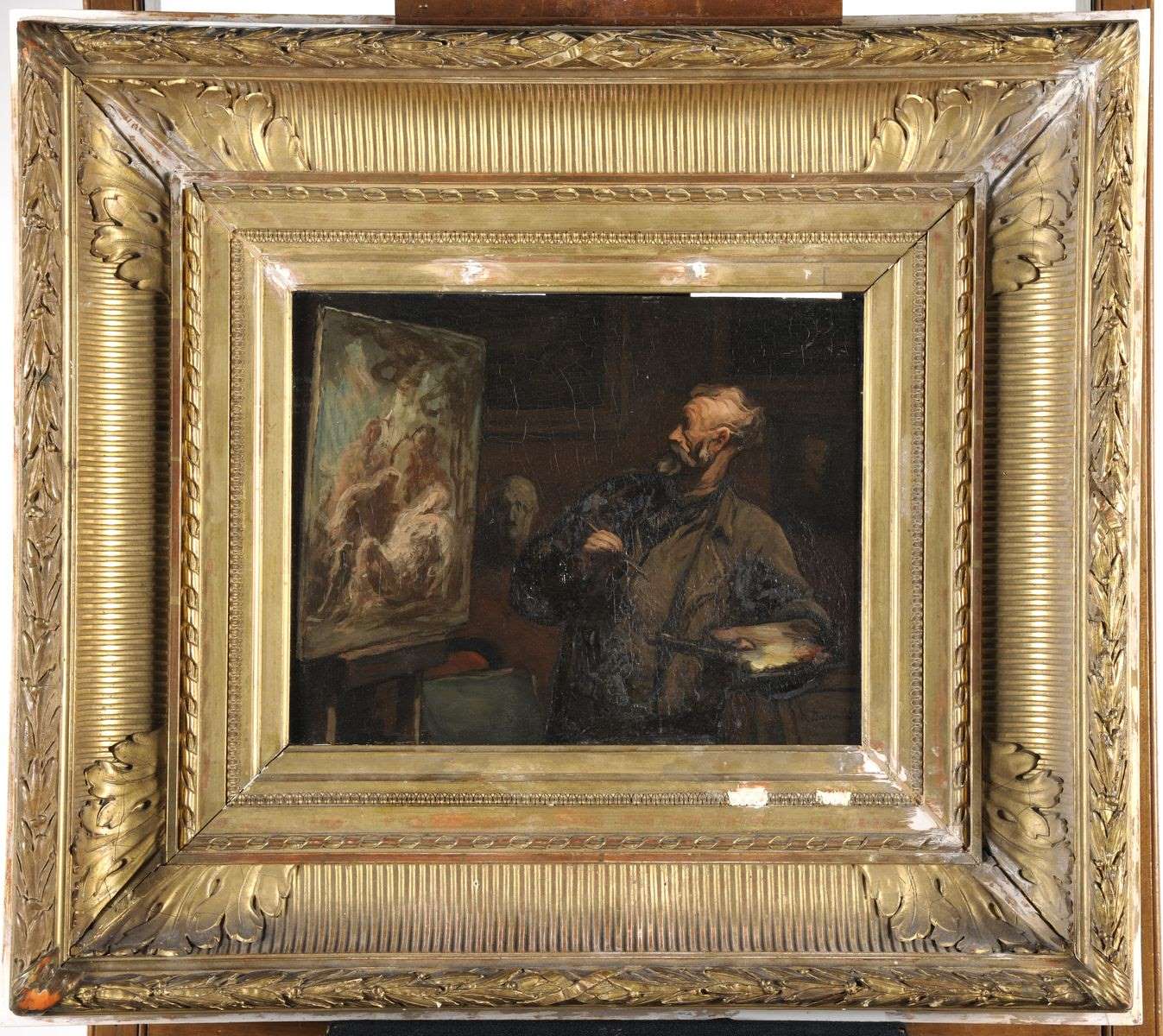 L'artiste à la mise au tombeau ; Peintre dans son atelier