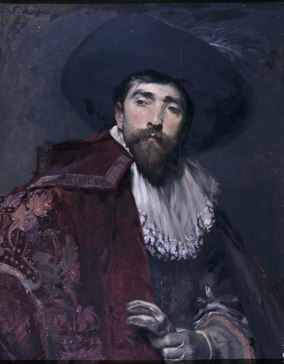 Seigneur Louis XIII au manteau rouge