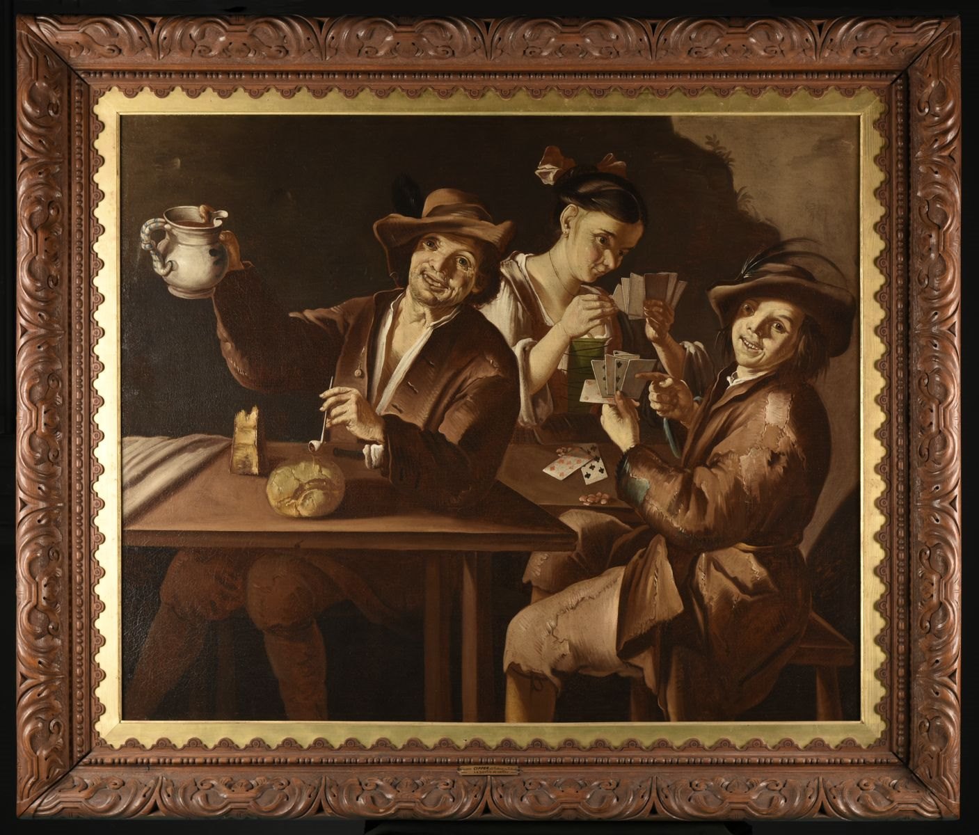 Joueurs de cartes dans une auberge