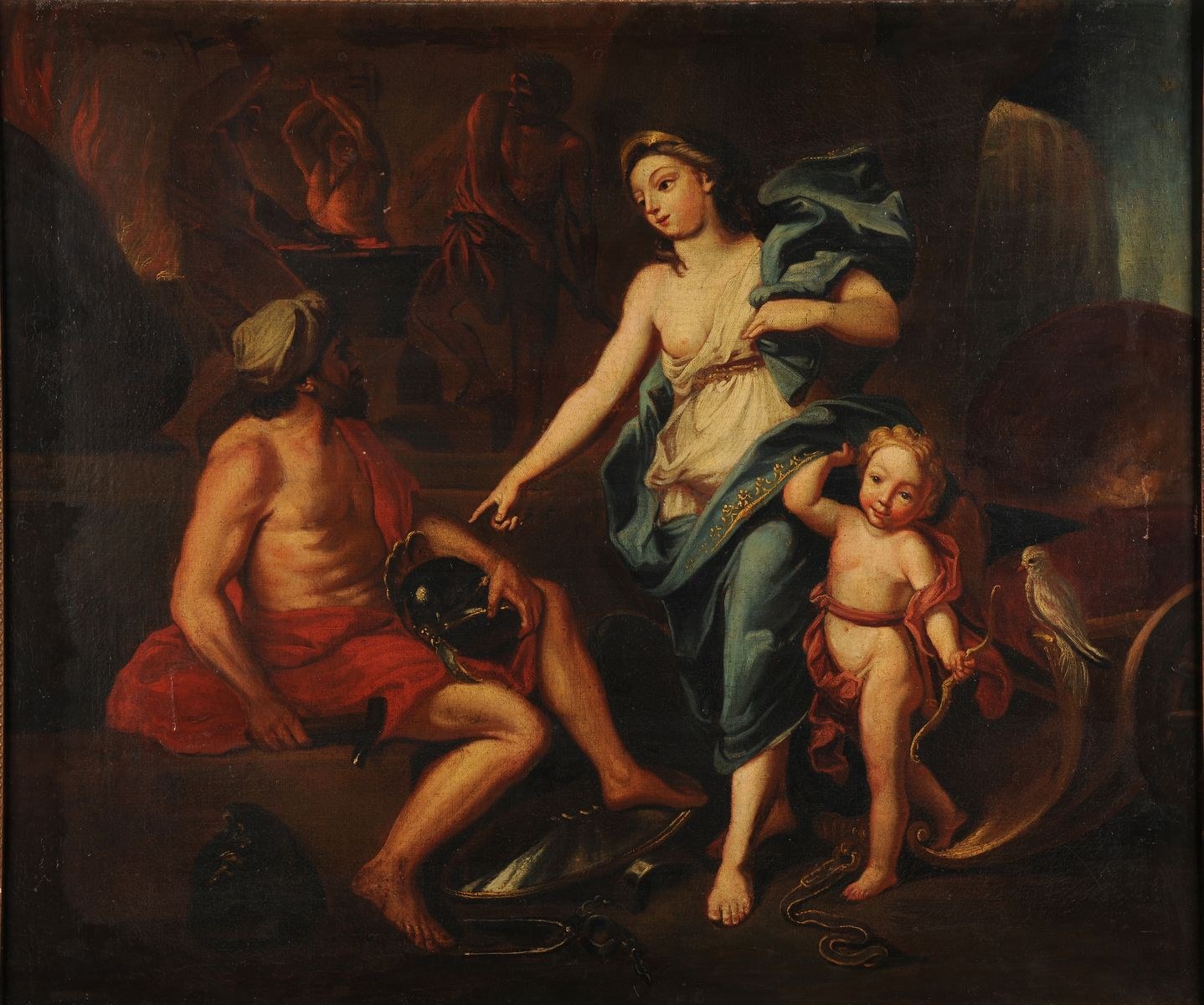 Vénus demande à Vulcain des armes pour Énée (titre attribué) ; Vénus chez Vulcain (titre inscrit à l'inventaire)